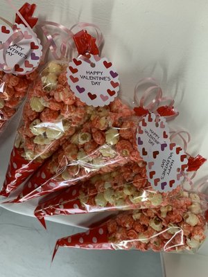 Valentine's Popcorn for my kids teachers!!