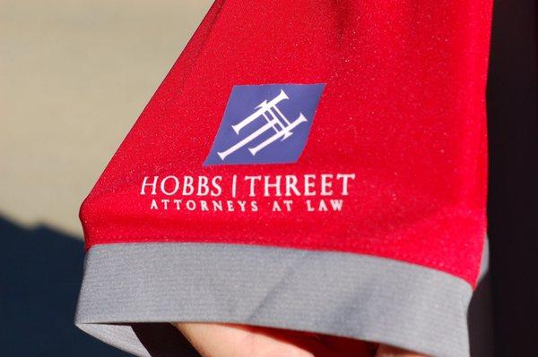 Hobbs Threet, a local sponsor of the Fort Mill 2017 Strawberry Festival Golf Tournament. We had a ball!