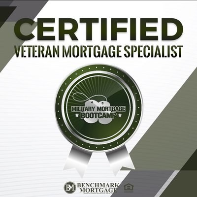 We are Certified in VA Loans.