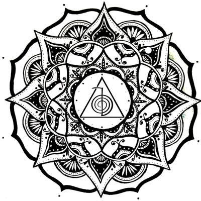 Our logo combines the Mandala symbolizing all life & the Reiki Cho ku rei symbolizing the transfer & movement of energy throughout the body