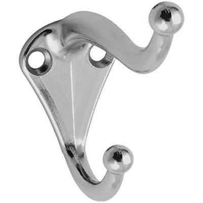 National Hardware Coat/ Hat Hooks Nickel Finish ( 2 piece)