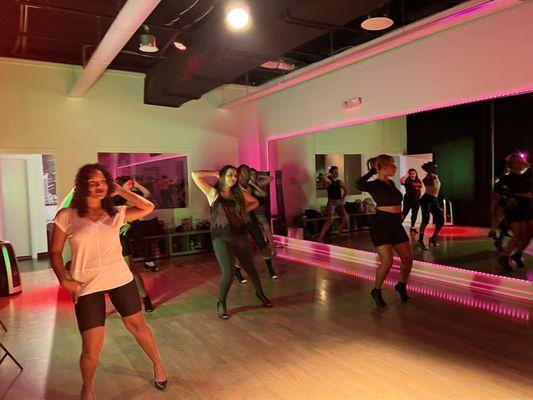 Heels dance class, bachelorette party, girls night out, fun things do in Houston