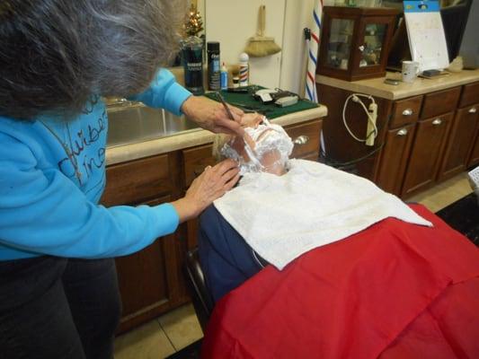 Stop by the barber shop for the perfect shave !