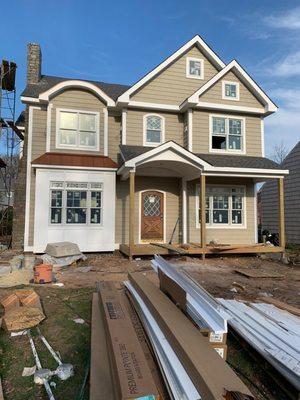 Siding installation!