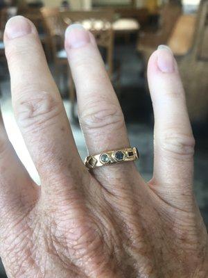 Gorgeous ring made by Jay Latta - a unique work of art