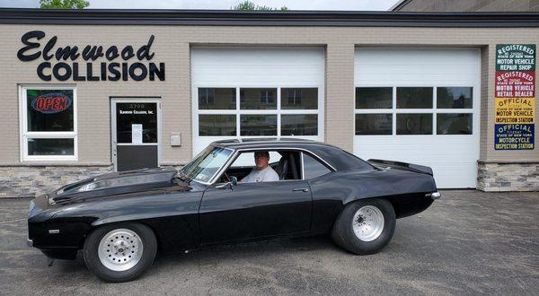 1969 Camaro Z/28 Newly Painted at Elmwood Collision at 2700 Elmwood Avenue in Kenmore, New York.