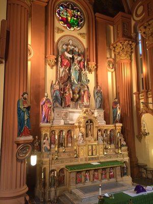 The altar of St. Mary's. Simply magnificent!