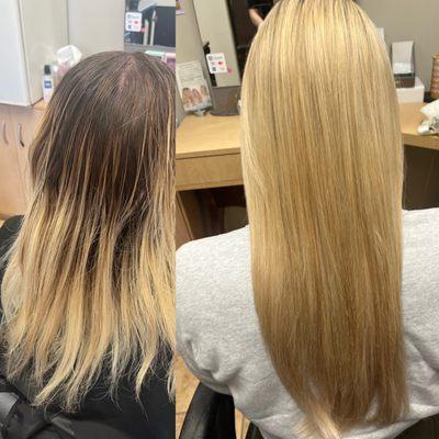 Re-bleaching and the art of Hair Extensions