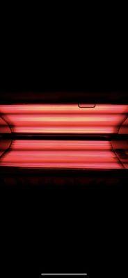 Red light therapy bed