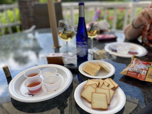 Wine, cheese & sunshine