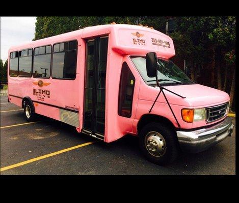 Come ride in "PINKY" call to book your next Event.