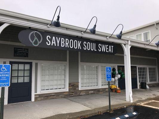 Exterior sign design for Saybrook Soul Sweat