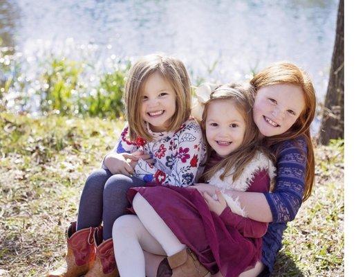 My adorable granddaughters, Camdyn, Kendall and Aubrie.