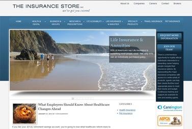 Website Responsive Design for Insurance Stores by BOING | Portland, OR