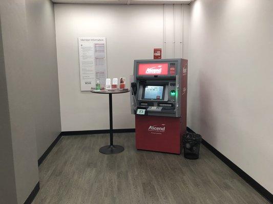 This is the "Skype" machine where you get to talk to a teller over the web instead of one on one.