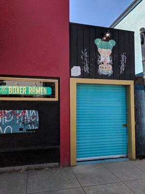 Boxer Ramen on Alberta just got a shiny new door. Looks great and works even better!