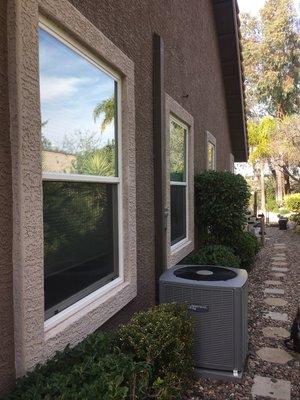 XTREME Heating & Air Conditioning helped these homeowners with a condenser relocation project.