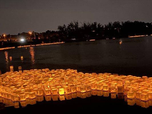 Water lantern festival held every year 2021