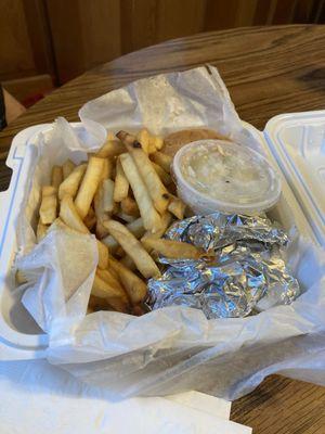 Baked fish in foil