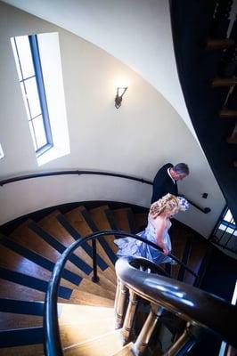 Beautiful stairs from third floor to downstairs