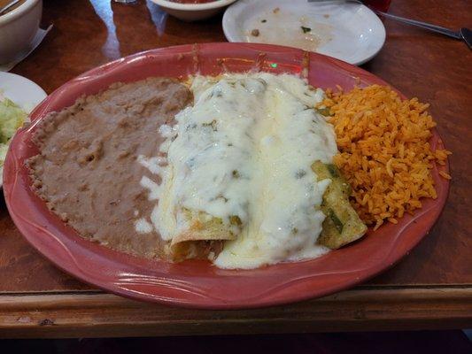 Enchiladas Verdes, looks very good