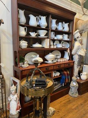 Antique white ironstone available at FIG Chagrin