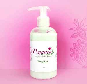 Baby Face is a very soothing, hydrating facial cleanser for dry, sensitive or normal skin types with lactic acid, green tea and Aloe Vera.