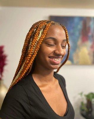 Knotless braids