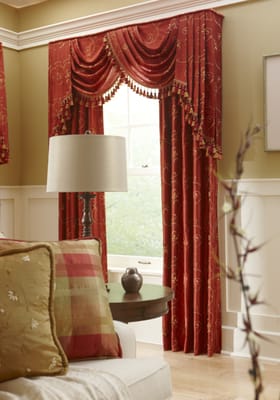 Custom Drapes.