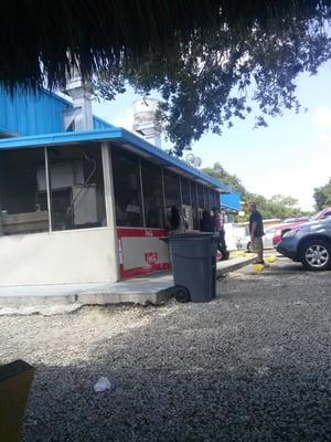 Front food area outside