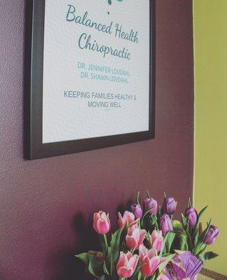 Balanced Health Chiropractic is a welcoming atmosphere.