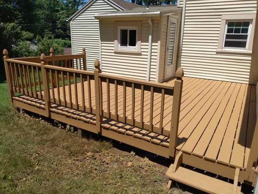 Need a deck refinished call us today!