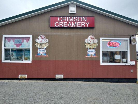 Crimson Creamery also offers a convenient, fast, and friendly drive thru, for your on the go needs!