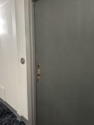 Broken door