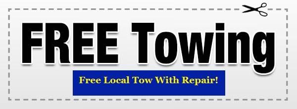 Free Local Towing Available with Repair!