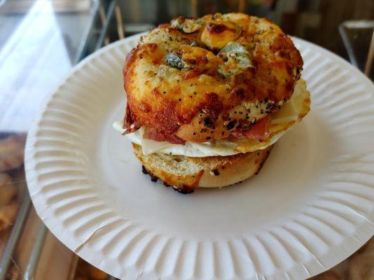 #5 on Cheese & Jalapeno Western Bagel!