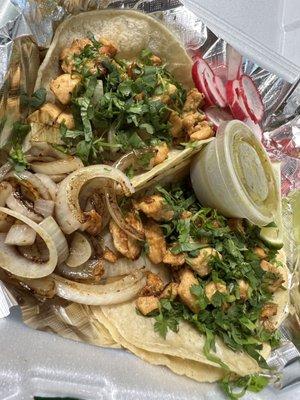 Tacos de pollo