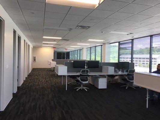 The development "pit" in one of PointClear Solutions' offices nationwide.