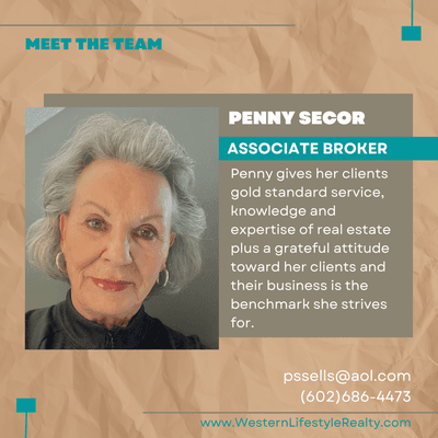 Meet the Team - Penny Secor - Associate Broker