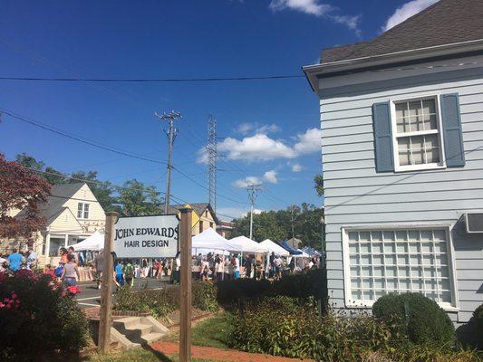 oktoberfest along our home of church street