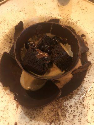 Specialty desert Chocolate Bomb