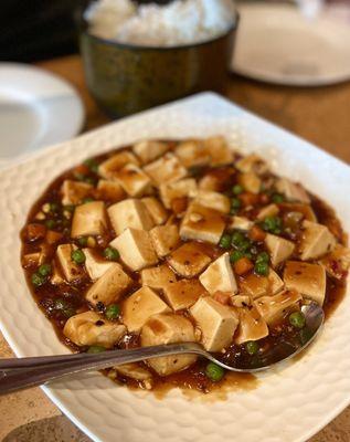 Hot and Spicy Tofu-without pork