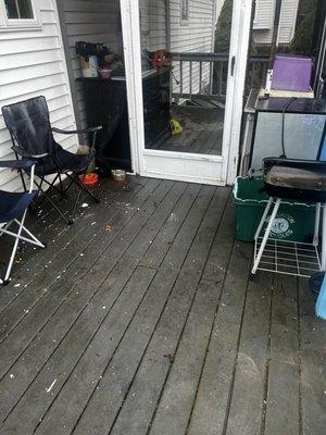 No porch junk