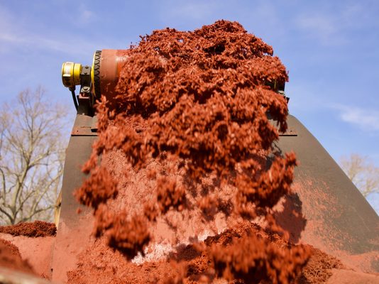 Making Herman's Cherry Red Mulch