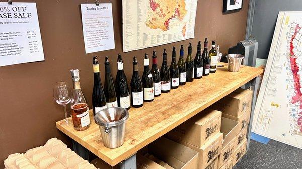 OWNER'S HOUR free tasting 10AM-2PM on one Saturday each month.