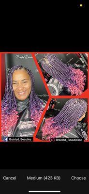 26Inch Medium Box Braids by Lulu