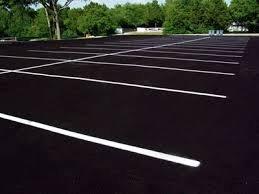 Parking lot paving, seal coating and striping