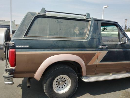 Before and afters of this 1992 Ford Bronco.