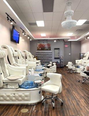 Blush Nail Salon Pedicure Chairs