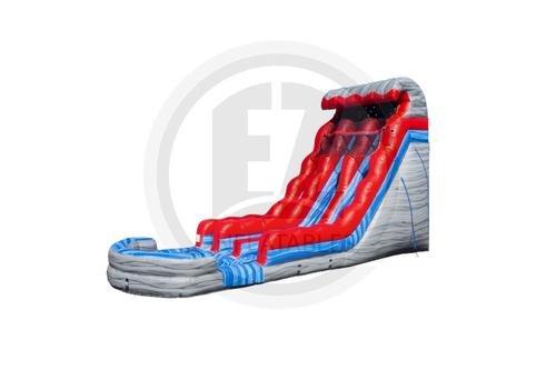 15ft Dual Lane Rocky Marble wet or dry slide